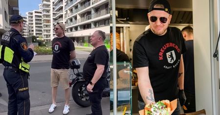 Filip Chajzer negocjował ze strażnikami miejskimi. Próbował "przekupić" funkcjonariuszy... kebabem (FOTO)