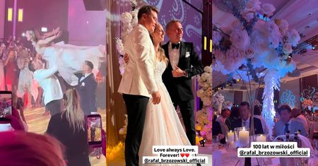 Tak wyglądał pierwszy taniec Rafała Brzozowskiego i jego żony. Nie zabrakło podnoszenia rodem z filmu "Dirty Dancing" (ZDJĘCIA)