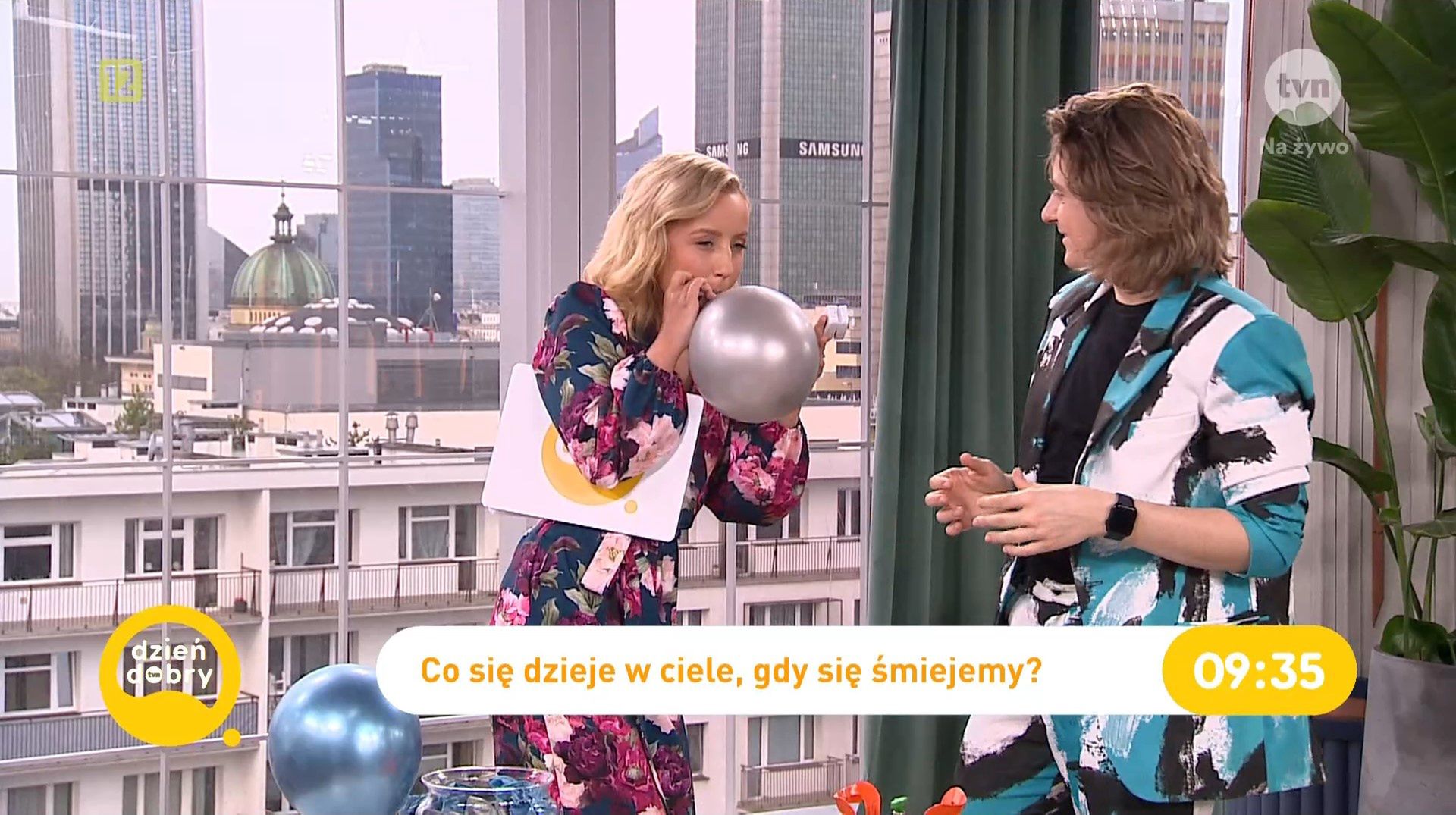 Kadr z programu "Dzień Dobry TVN"