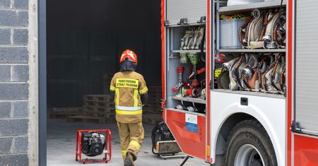 Pożar w Karpowiczach. Straty w hodowli bydła sięgają miliona złotych