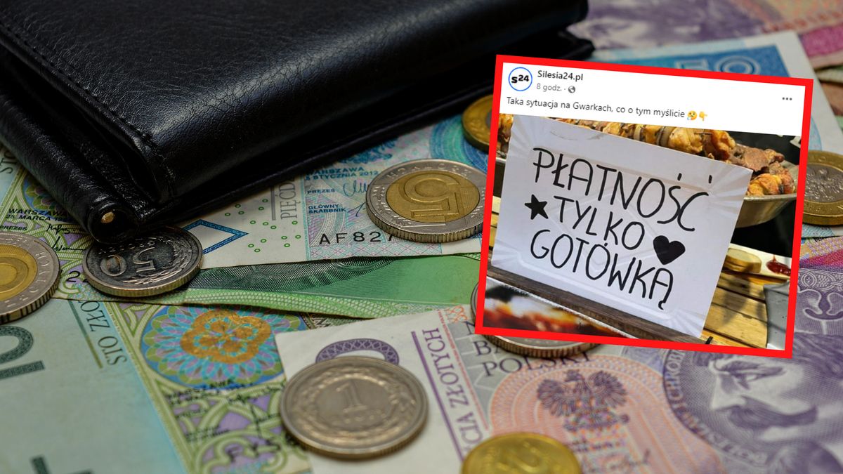 "Płatność tylko gotówką" - internauci reagują