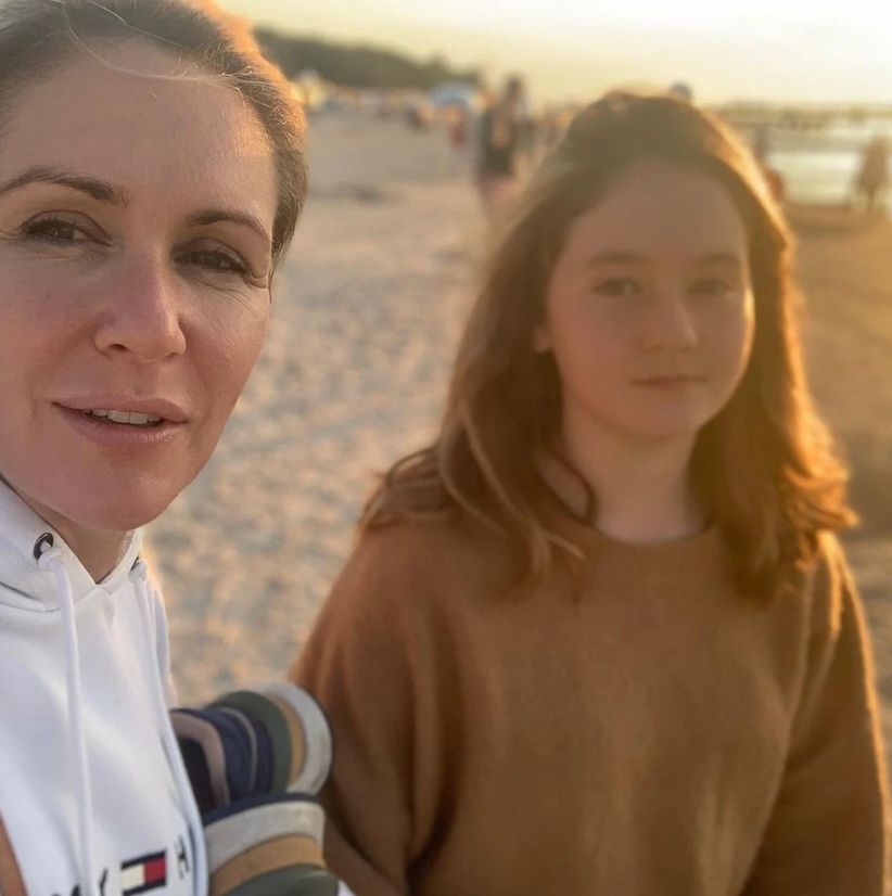 Małgorzata Ohme z córką