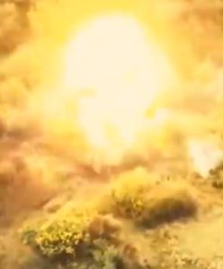 Potężna eksplozja pod Donieckiem. Rosyjska pozycja zrównana z ziemią