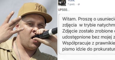 Burza na fanpage'u Tedego: Raper pokazał zdjęcie dziewczyny WCIĄGAJĄCEJ "BIAŁY PROSZEK" Z PENISA kolegi!