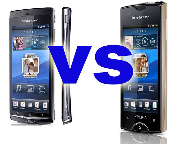 Xperia ray vs Xperia arc - możliwości aparatu i kamery