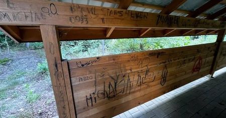 Wandalizm w Nadleśnictwie Płock. Zniszczono wiatę w Leśnictwie Miszewo