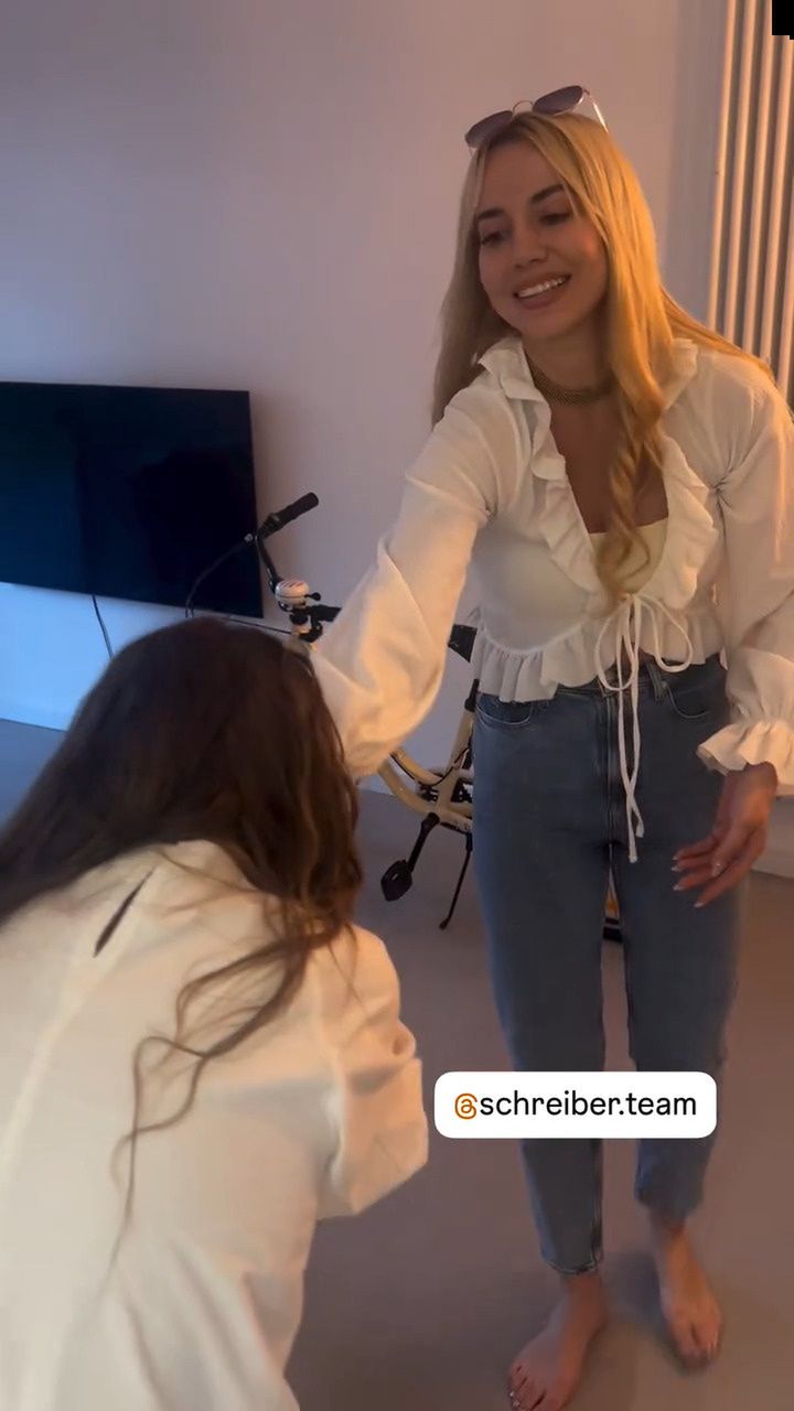 Marianna Schreiber kupiła córce rower z okazji pierwszej komunii