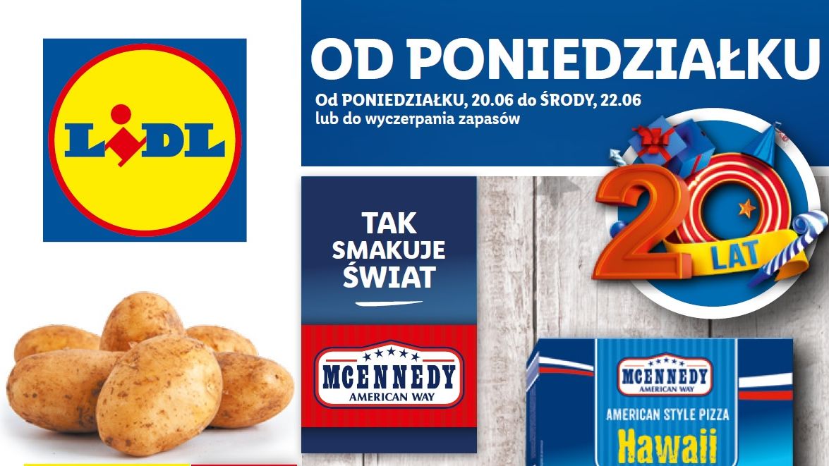 Lidl gazetka od poniedziałku 20 czerwca [20.06]