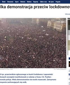 Kompromitacja TV Republika. Zdjęcie z "protestu antyszczepionkowców" ma 30 lat