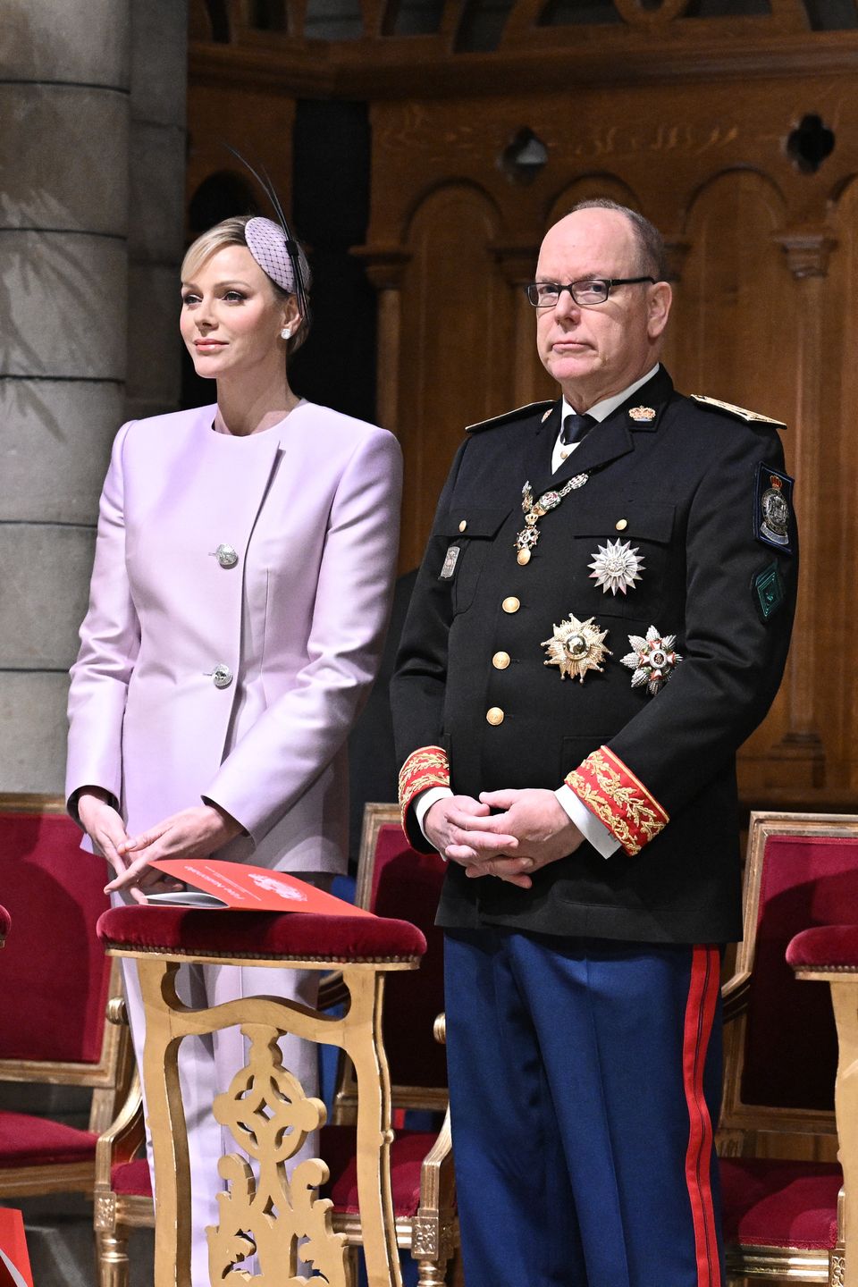 Księżna Charlene i książę Albert