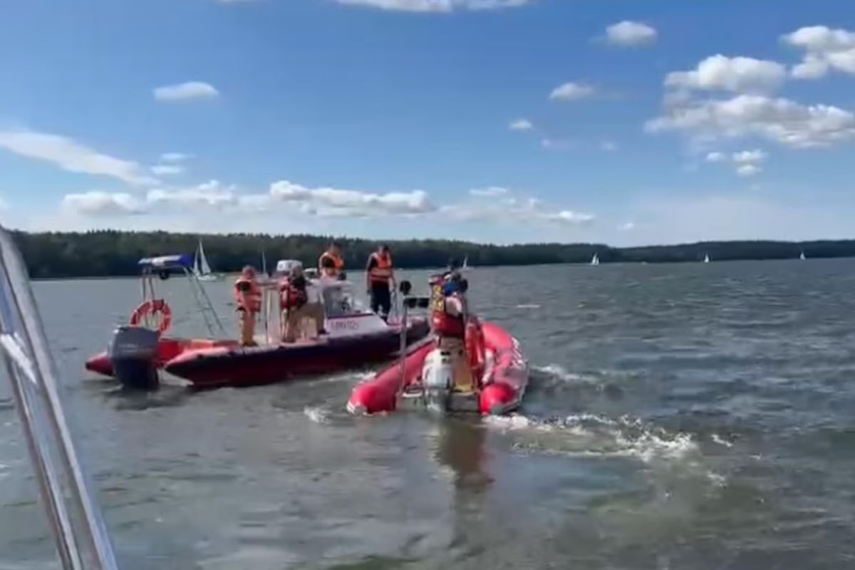 Tragiczna śmierć na Jeziorze Mikołajskim.