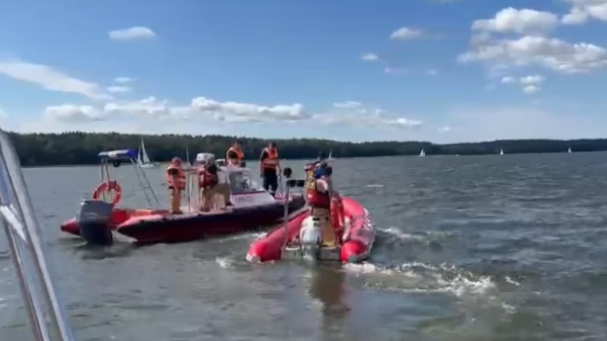 Tragiczna śmierć na Jeziorze Mikołajskim.