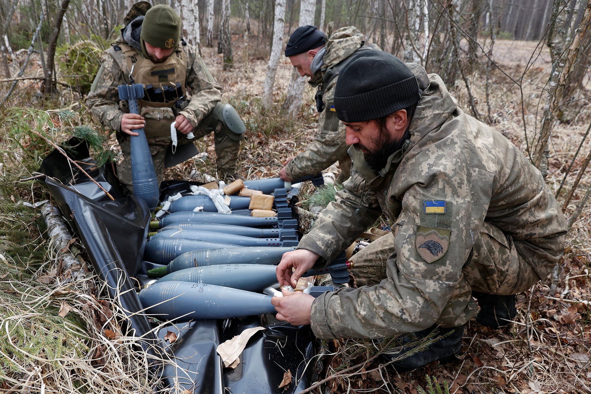 Wojna w Ukrainie. Na froncie w okolicach Kijowa było gorąco, lecz sytuacja się uspakaja 5