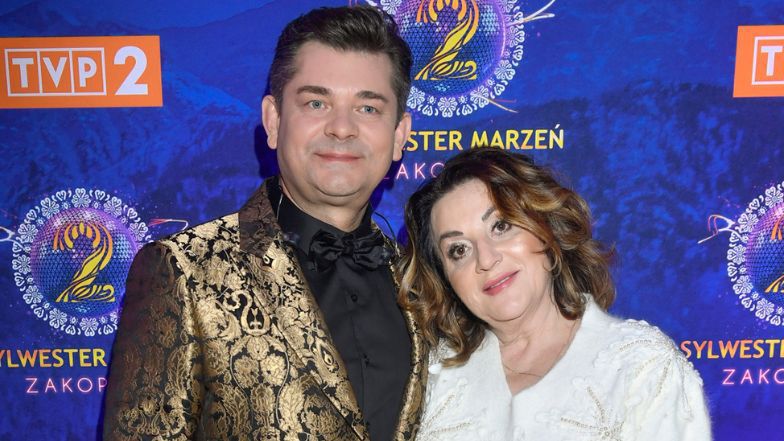 Zenek Martyniuk z żoną Danusią 