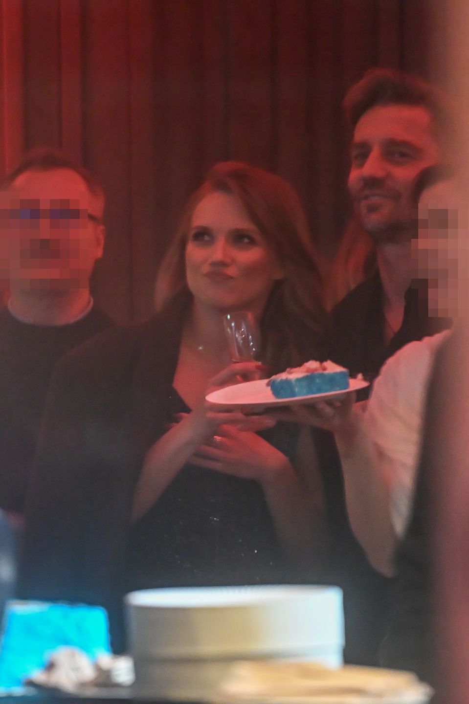 Agnieszka Kaczorowska i Marcin Rogacewicz bawią się na bankiecie