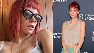 Lily Allen celebruje 40. urodziny, chwaląc się NOWYM BIUSTEM w prześwitującym topie: "Wszystkiego najlepszego dla mnie"