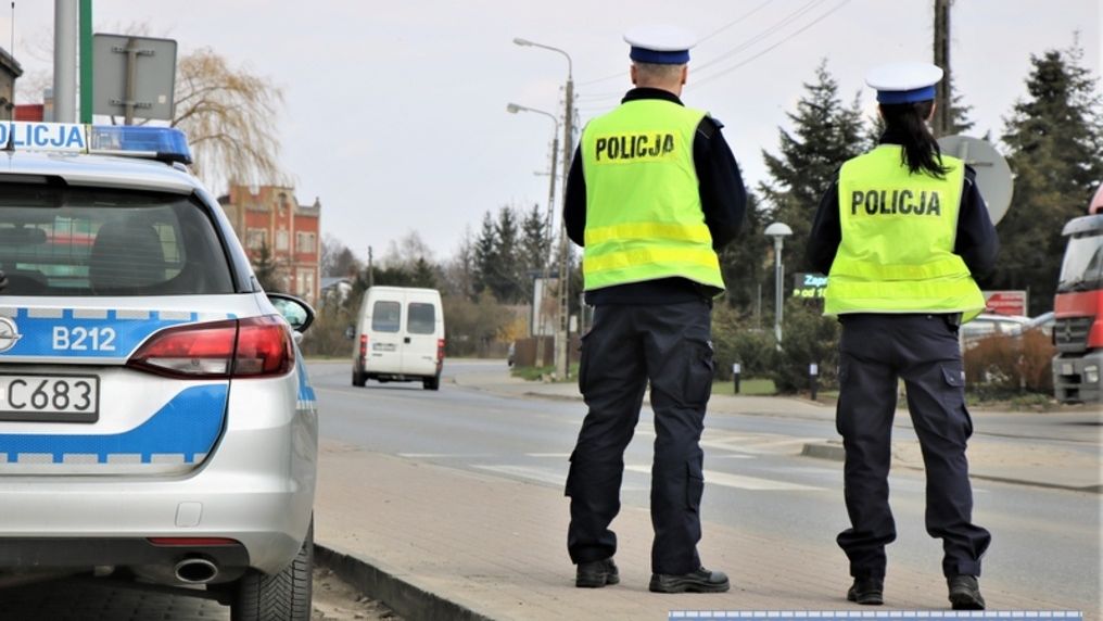 policja kontrola radiowóz kontrola prędkości fotoradar