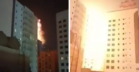 Nagrali moment ataku. Dron roztrzaskał się o hotel w Bahrajnie