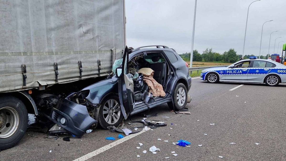 Groźny wypadek na wjeździe do Lublina
