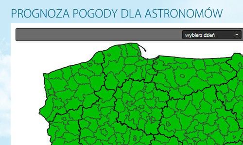 Prognoza pogody dla fanów obserwacji nieba