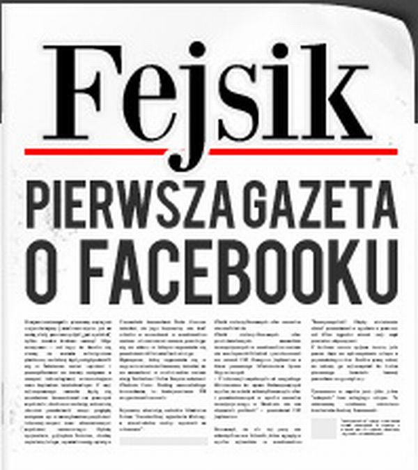 „Fejsik” czyli nowy „pudelek” o Facebooku