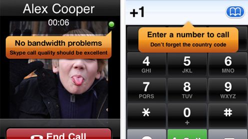 Skype dla iPhone'a zaktualizowany 1