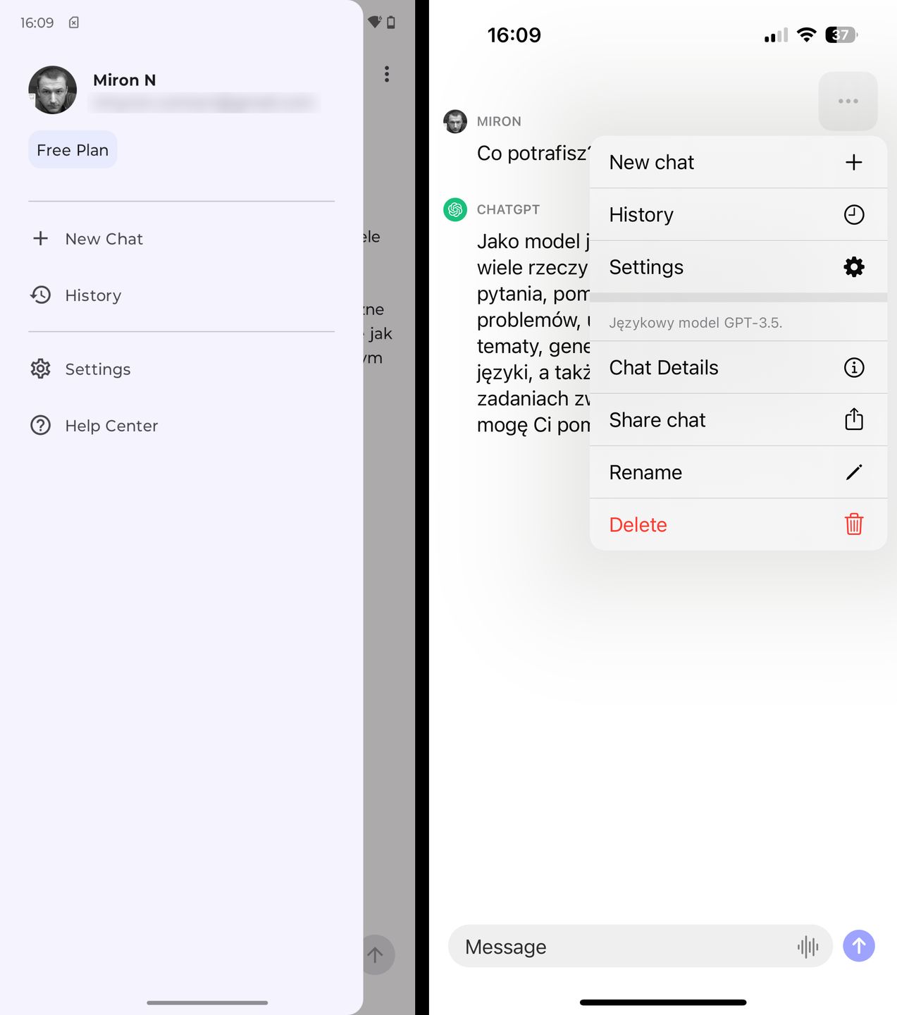 ChatGPT na Androida i iOS