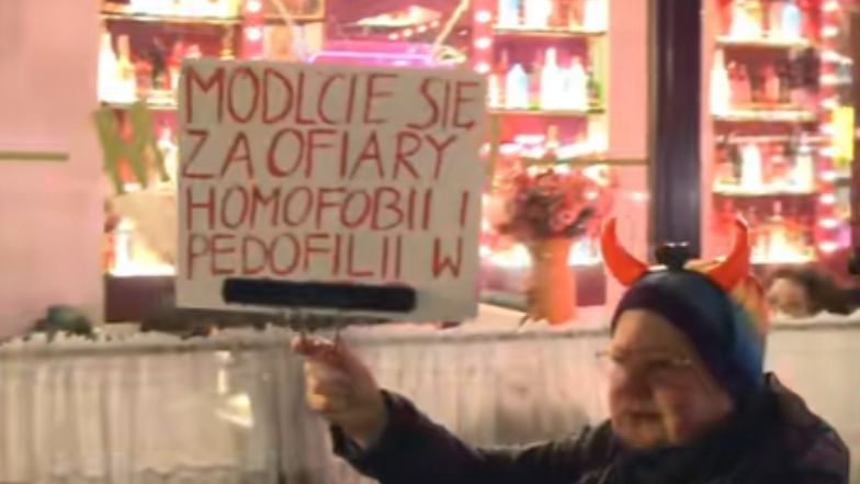 Spięcie na demonstracji 