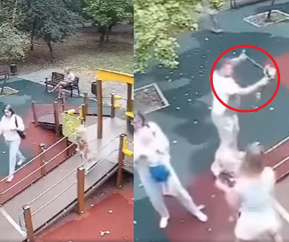 Wszystko się nagrało. Przerażająca scena z placu zabaw