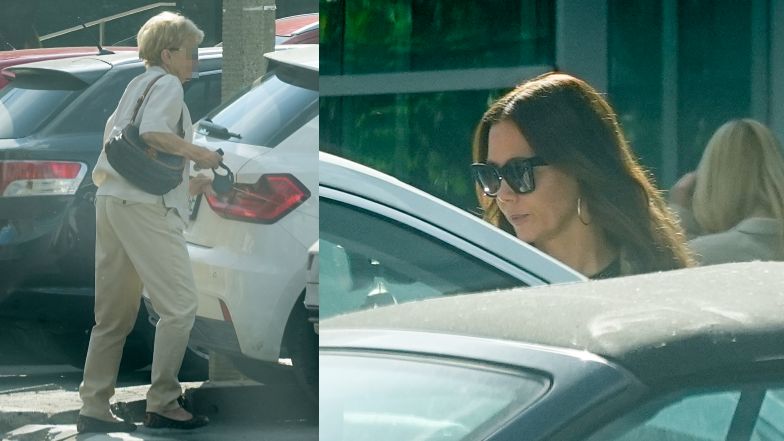Kinga Rusin jest w Warszawie. Wyszła na miasto z mamą i Czarkiem