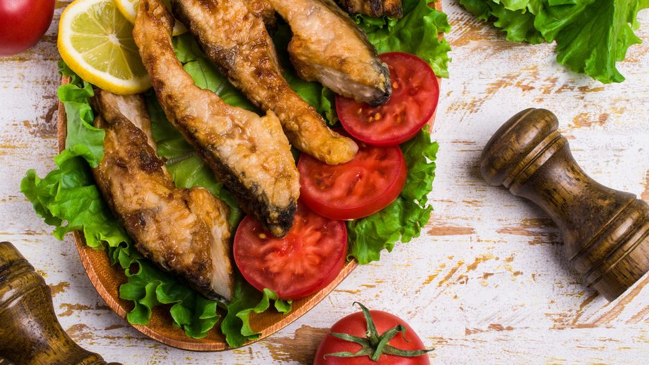 Fried carp slices
Fried carp slices with herbs and vegetables in the dish. Selective focus.
Idijatullina Veronika
carp, fried, fish, lettuce, plate, dish, supper, Polish, traditional, fillet, background, food, brown, fresh, meal, tasty, table, vegetables, tomatoes, baked, lemon, frying, breaded, grilled, BBQ, batter, crispy, judaic, cooked, healthy, Jewish, holiday, wooden, slice, organic, diet, fat, catch, natural, citrus, spices, spicy, hot, warm, lunch, kosher, top, meat, Halal, green
