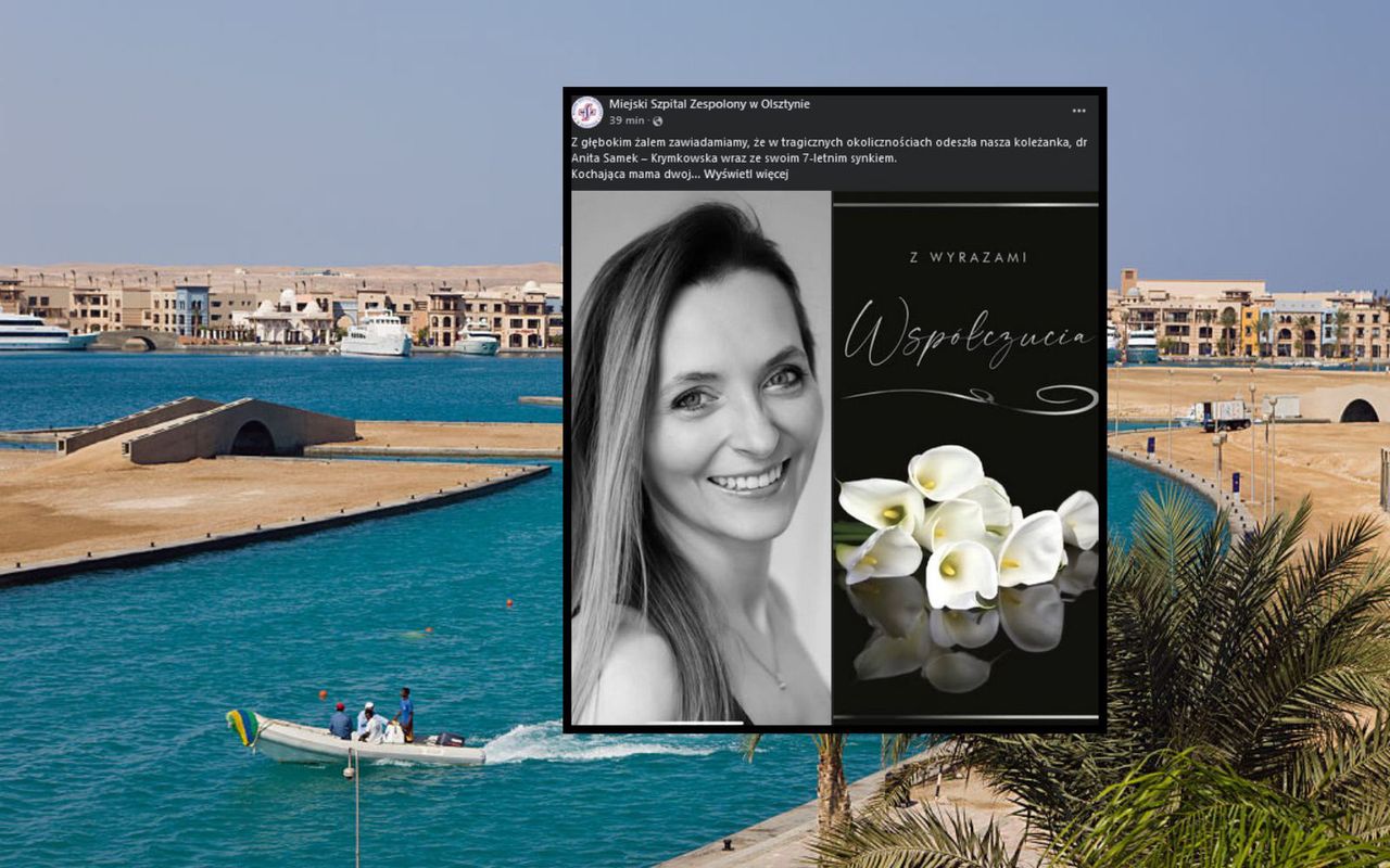 Zginęła z 7-letnim synkiem w Egipcie. Szpital z Olsztyna żegna lekarkę