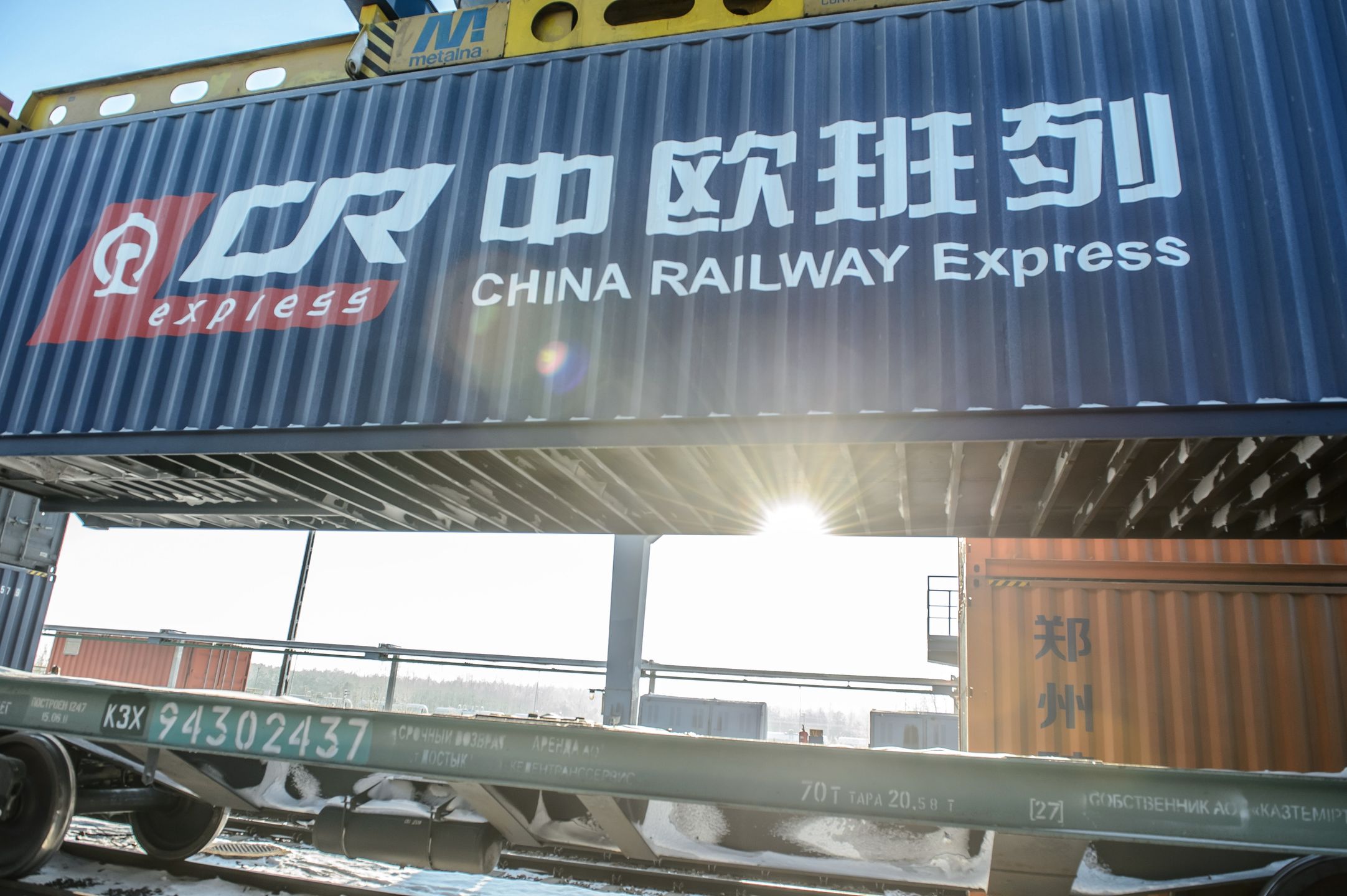 Przeładunek pociągu w Małaszewiczach