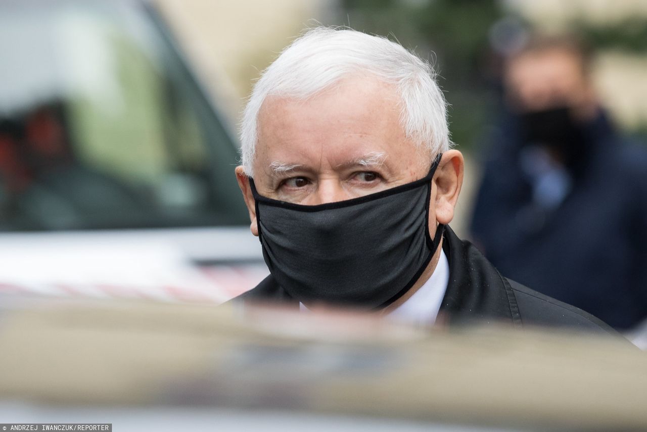 Jarosław Kaczyński na kwarantannie. Miał kontakt z posłem PiS, który ma COVID-19