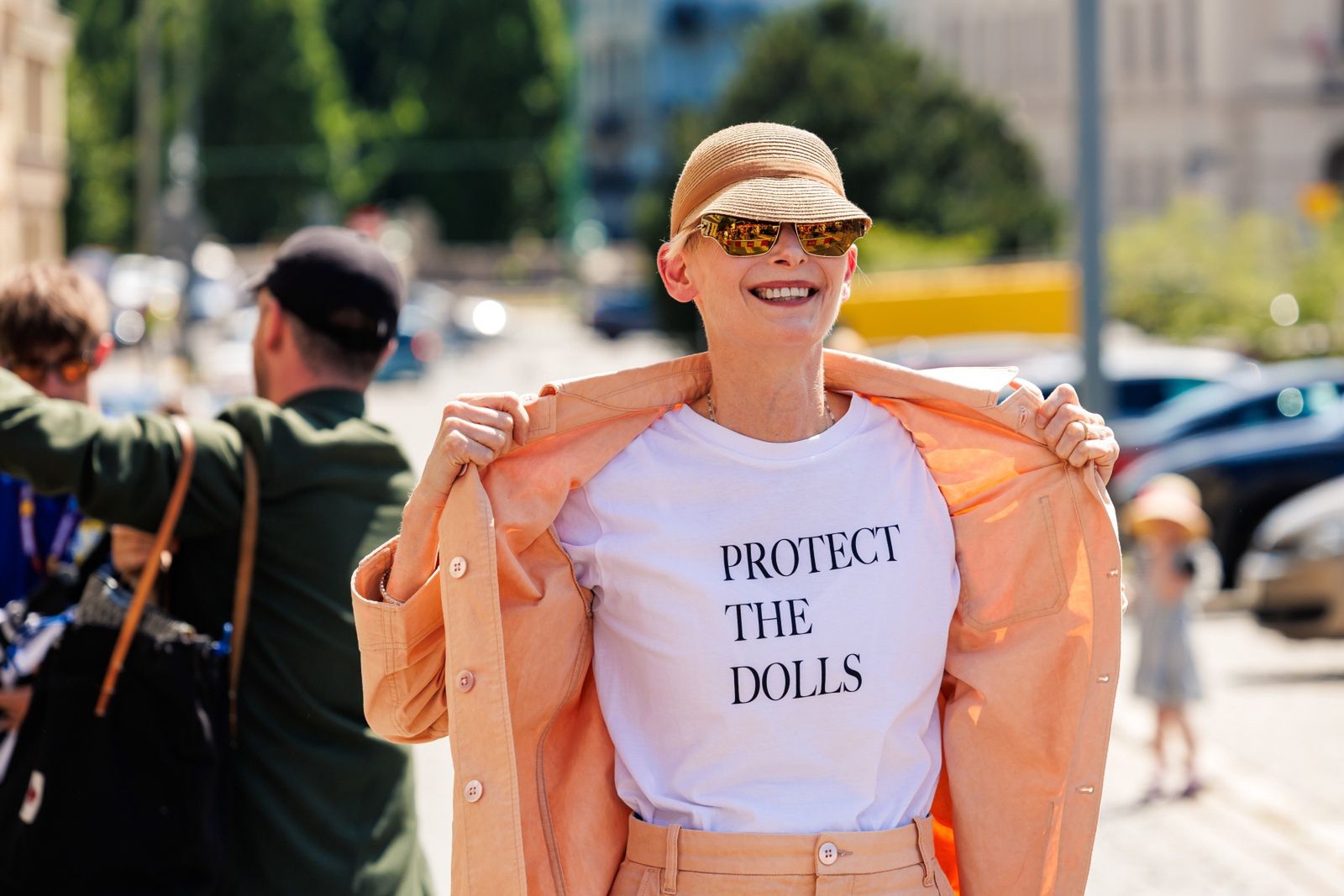 Tilda Swinton na Marszu Równości w Poznaniu 