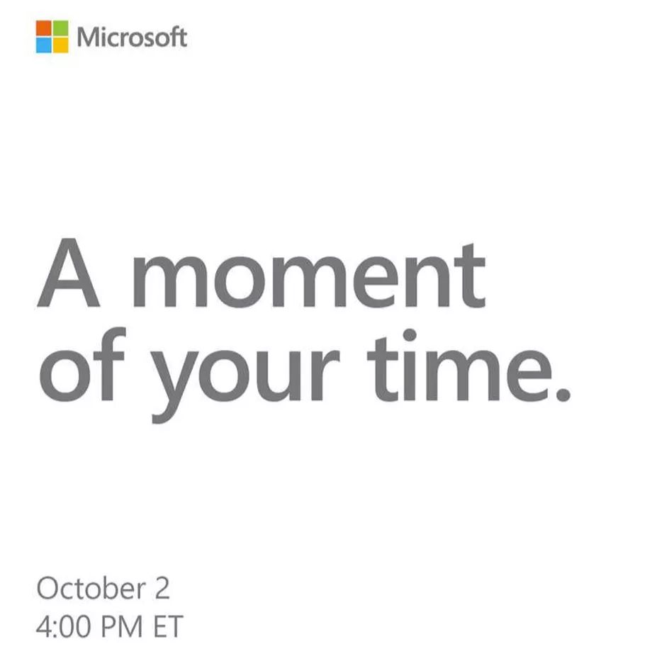 Zaproszenie Microsoftu dla prasy, źródło: The Verge.
