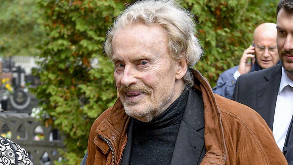 Pogrzeb Franciszka Pieczki, Krystyna Demska- Olbrychska, Daniel Olbrychski