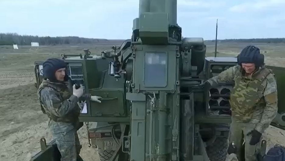 2S43 Małwa w służbie Rosjan