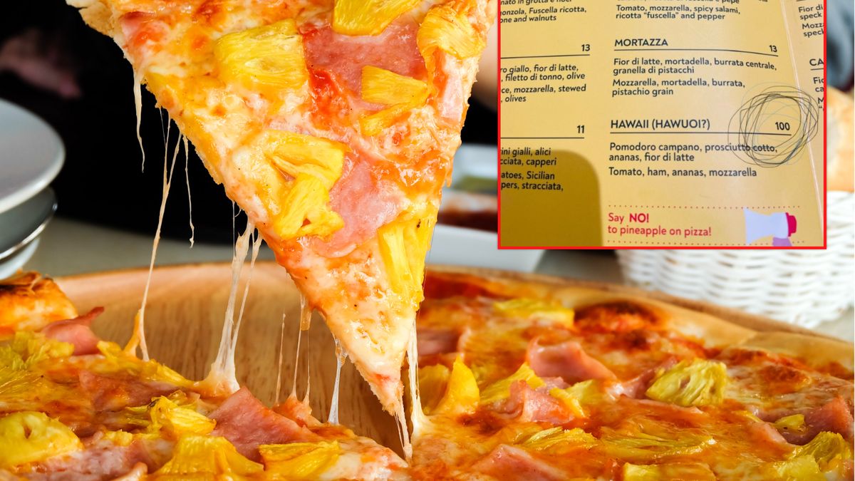 Cena pizzy hawajskiej we Włoszech.