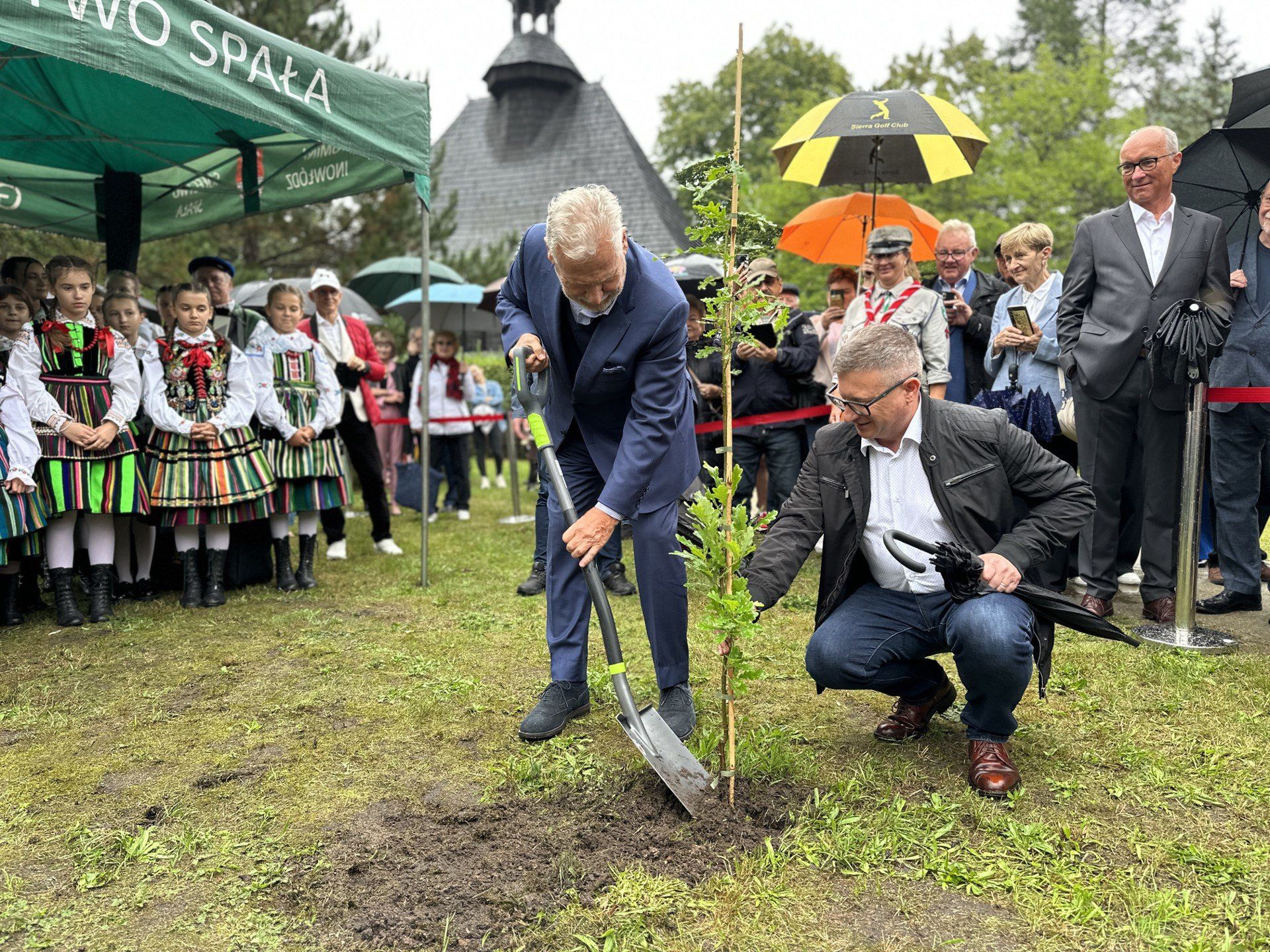 Aleksander Kwaśniewski w Spale