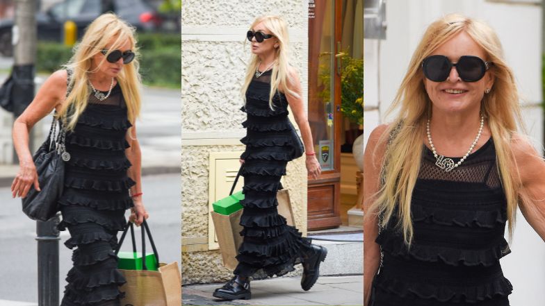 Monika Olejnik spaceruje po mieście w butach Diora i z torebką za ponad 20 tysięcy (ZDJĘCIA)