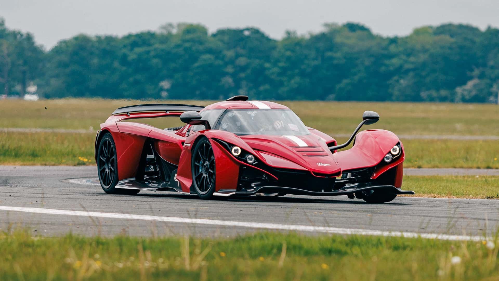 Praga Bohema na torze Top Gear