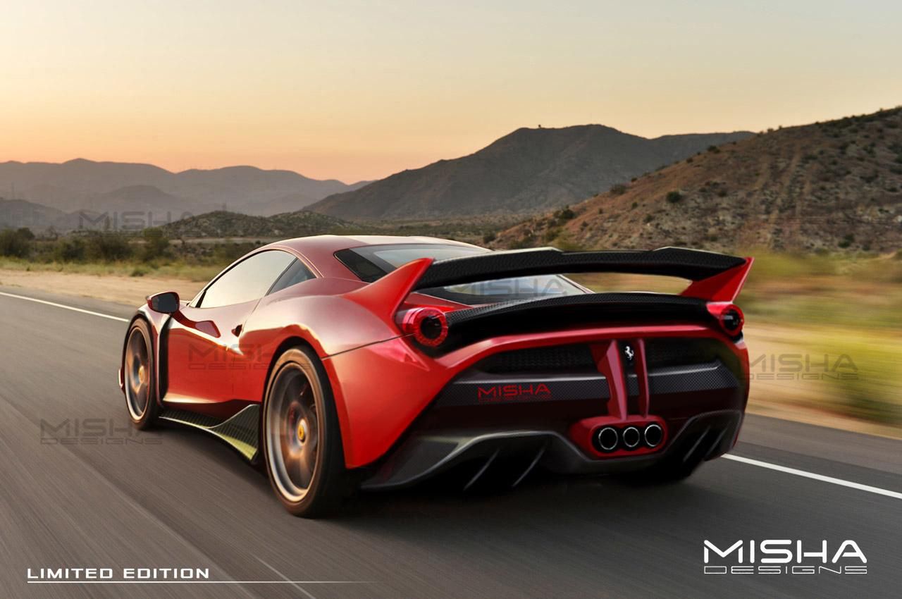 Nowe pakiety aerodynamiczne dla Ferrari 458 Italia od Misha Designs