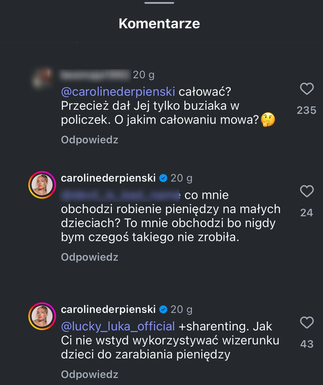 Caroline Derpienski vs Luka