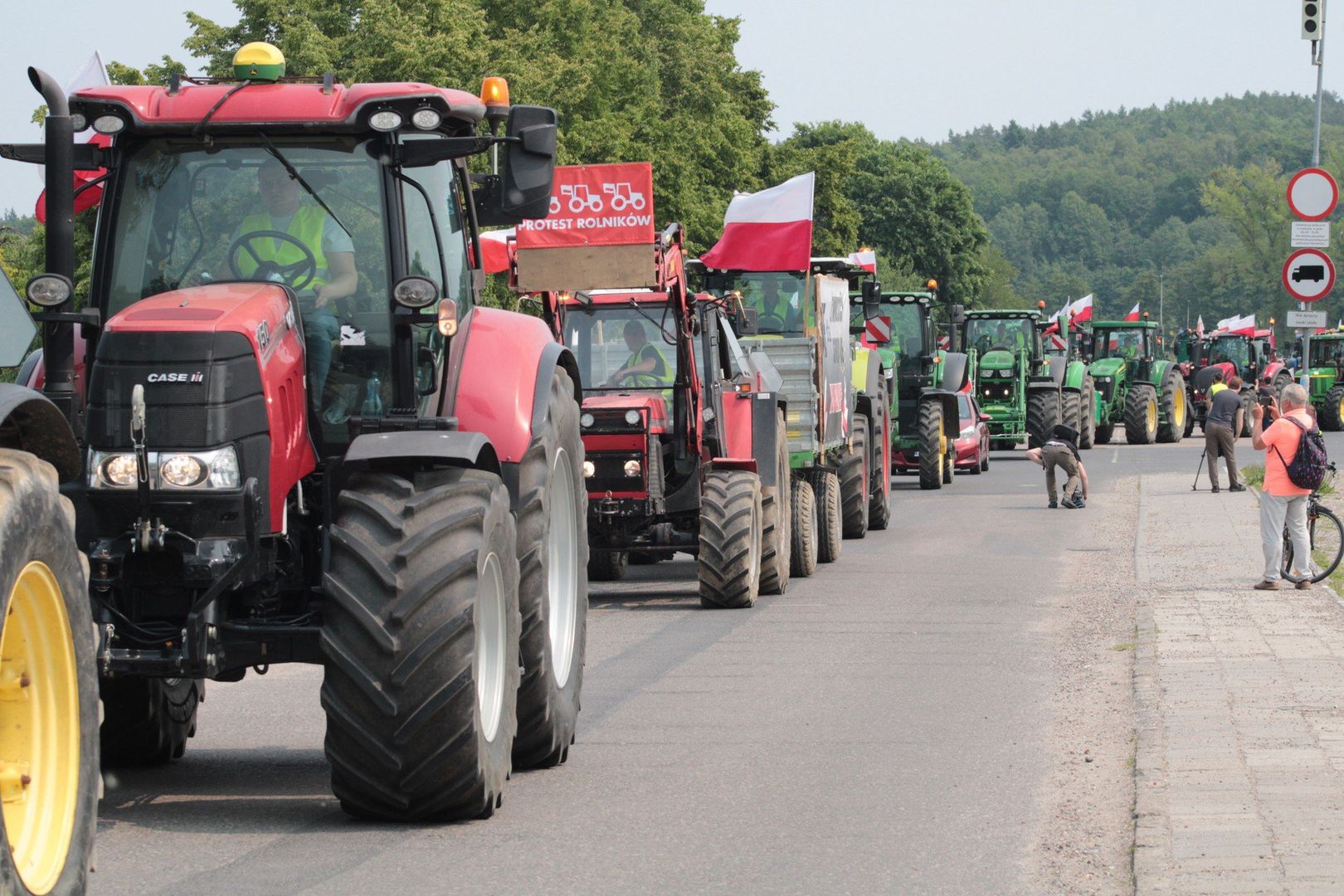 PROTEST ROLNIKOW W KOSZALINIE