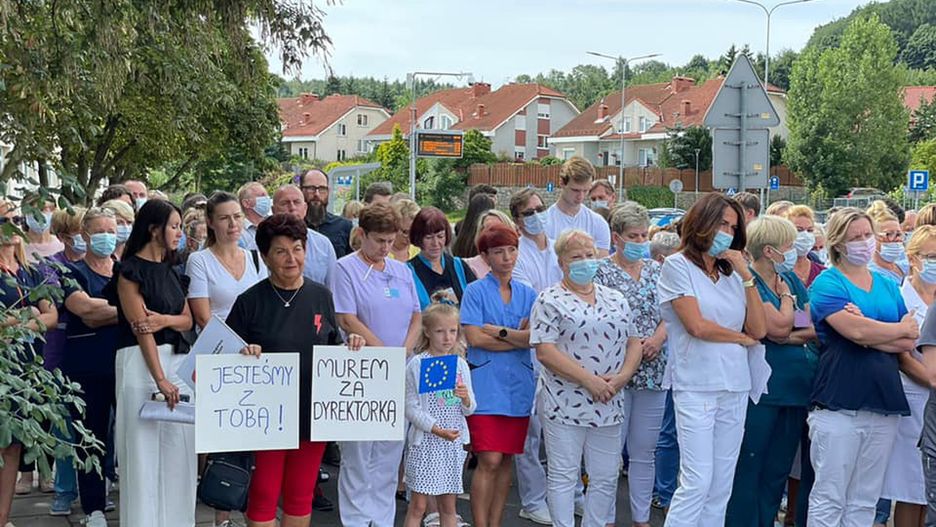 protest Wałbrzych