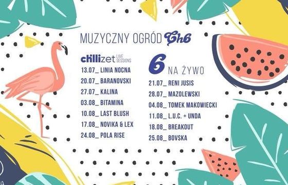 „Chillizet Live Sessions” - cykl letnich koncertów Chillizet na Półwyspie Helskim