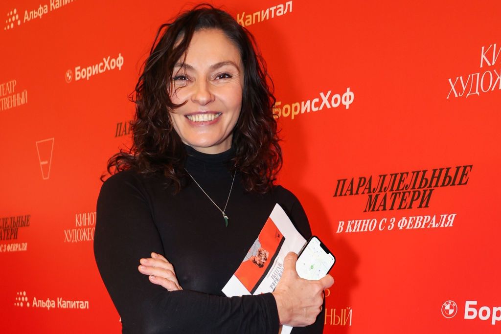 Almodovar's film Parallel Mothers premieres in MoscowMOSCOW, RUSSIA - JANUARY 26, 2022: Dozhd TV Channel [TV Rain] General Director Natalya Sindeyeva attends the Moscow premiere of the film Parallel Mothers by Spanish director Pedro Almodovar at the Khudozhestvenny cinema. Vyacheslav Prokofyev/TASS (Photo by Vyacheslav Prokofyev\TASS via Getty Images)Vyacheslav Prokofyev