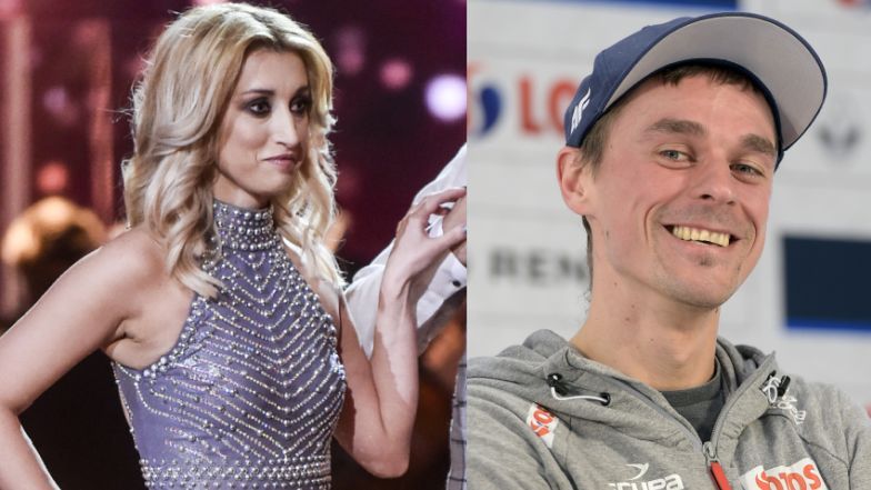 Justyna Żyła komplementuje Piotra Żyłę