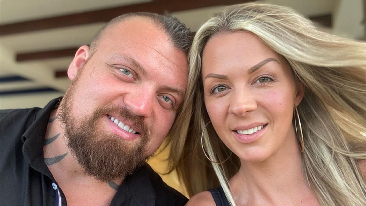 Eddie Hall i jego żona Alexandra